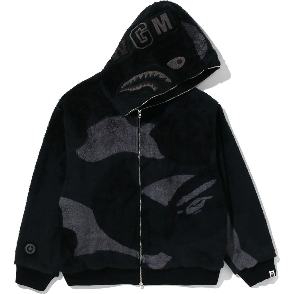 COLOR CAMO SHARK FULL ZIP SHERPA JACKET MENS