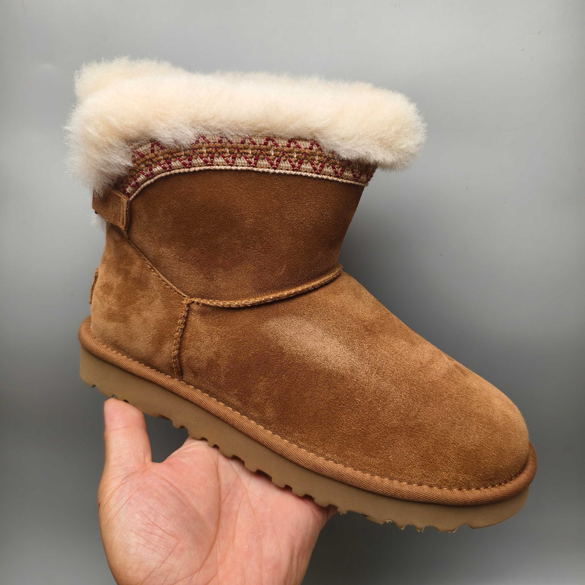 Chestnut Ethnic Back-Strap Casual Shoes – In Stock