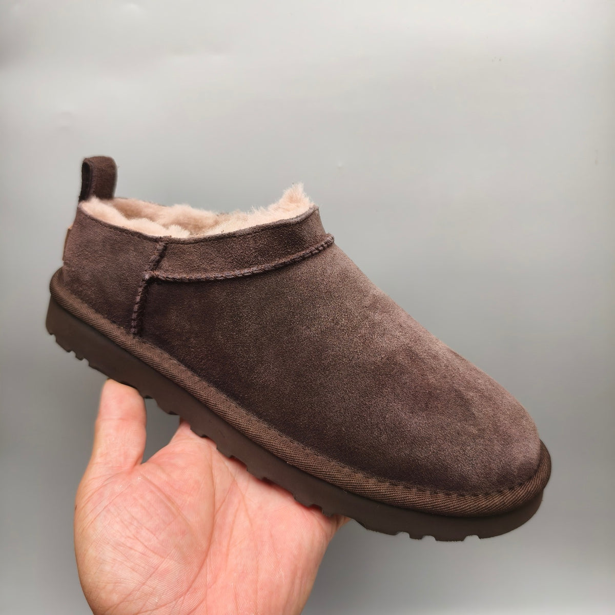 Chocolate Slip-On Classic Women’s Shoes – In Stock