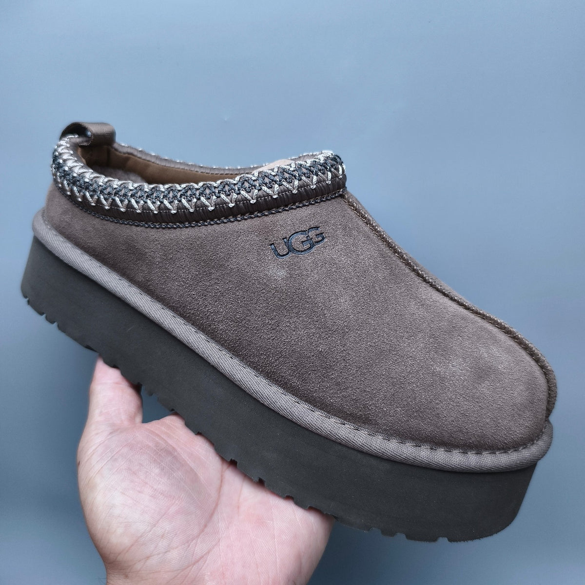 Walnut Ethnic-Inspired Chunky Sole Casual Sneakers – In Stock