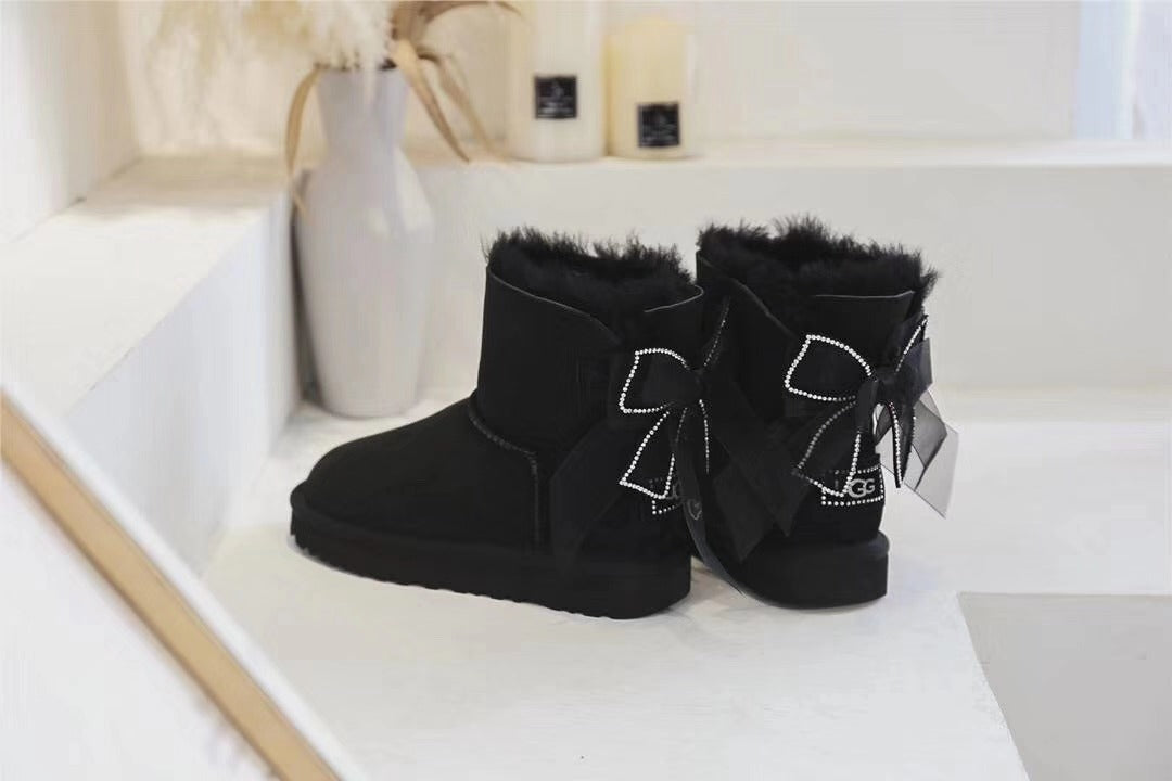 Classic Black 3-in-1 Convertible Snow Boots – New Style