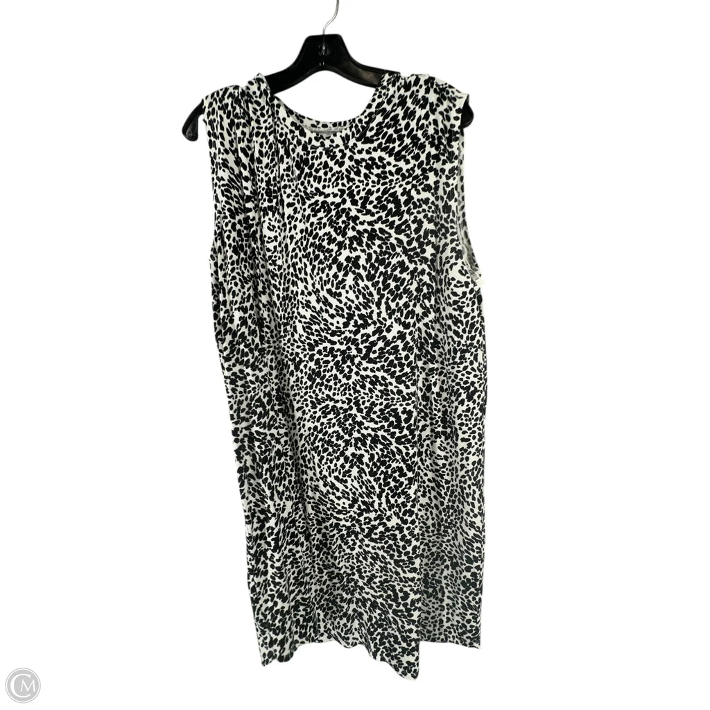 Dress Casual Midi By Maurices In Animal Print, Size: L
