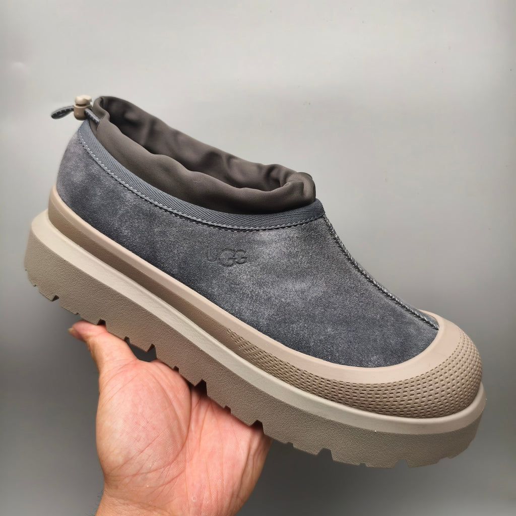 Dark Grey Slip-On Trendy Casual Sneakers – In Stock
