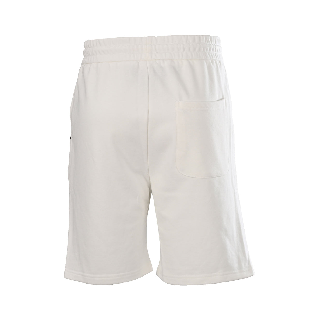 Distressed Monogram Print Fleece Shorts
