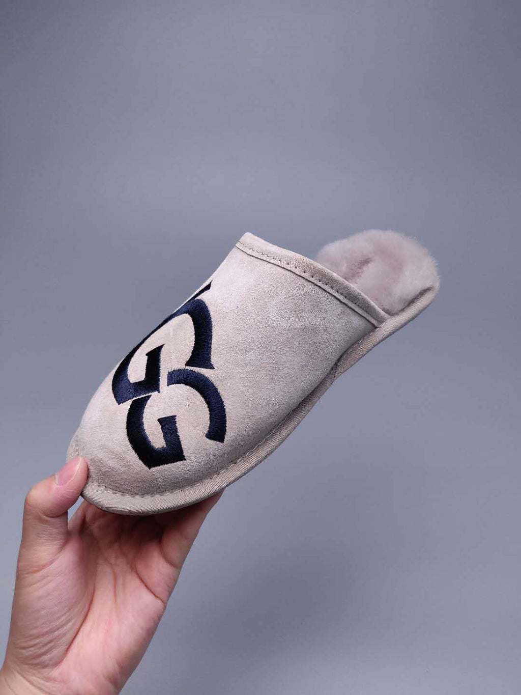 Grey G-Logo Indoor Slippers – In Stock
