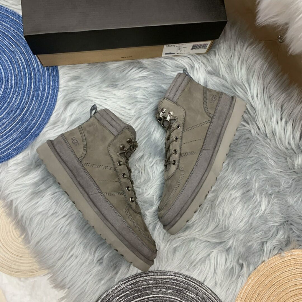 Grey Lace-Up Casual Men’s Sneakers – In Stock