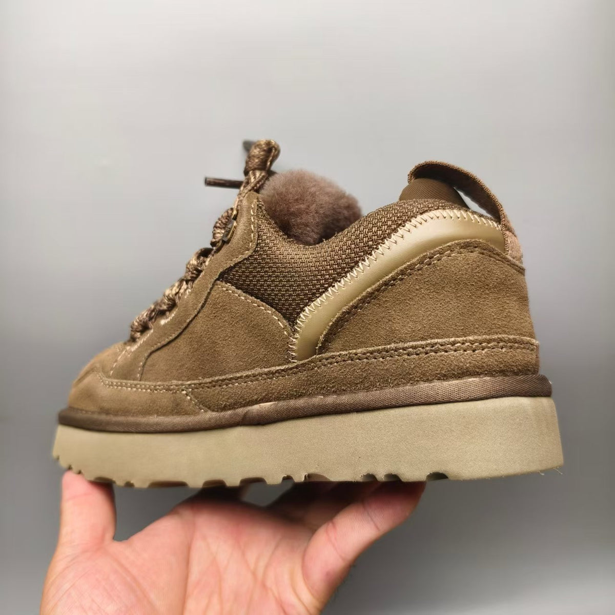 Walnut Mesh Couples Casual Sneakers – In Stock