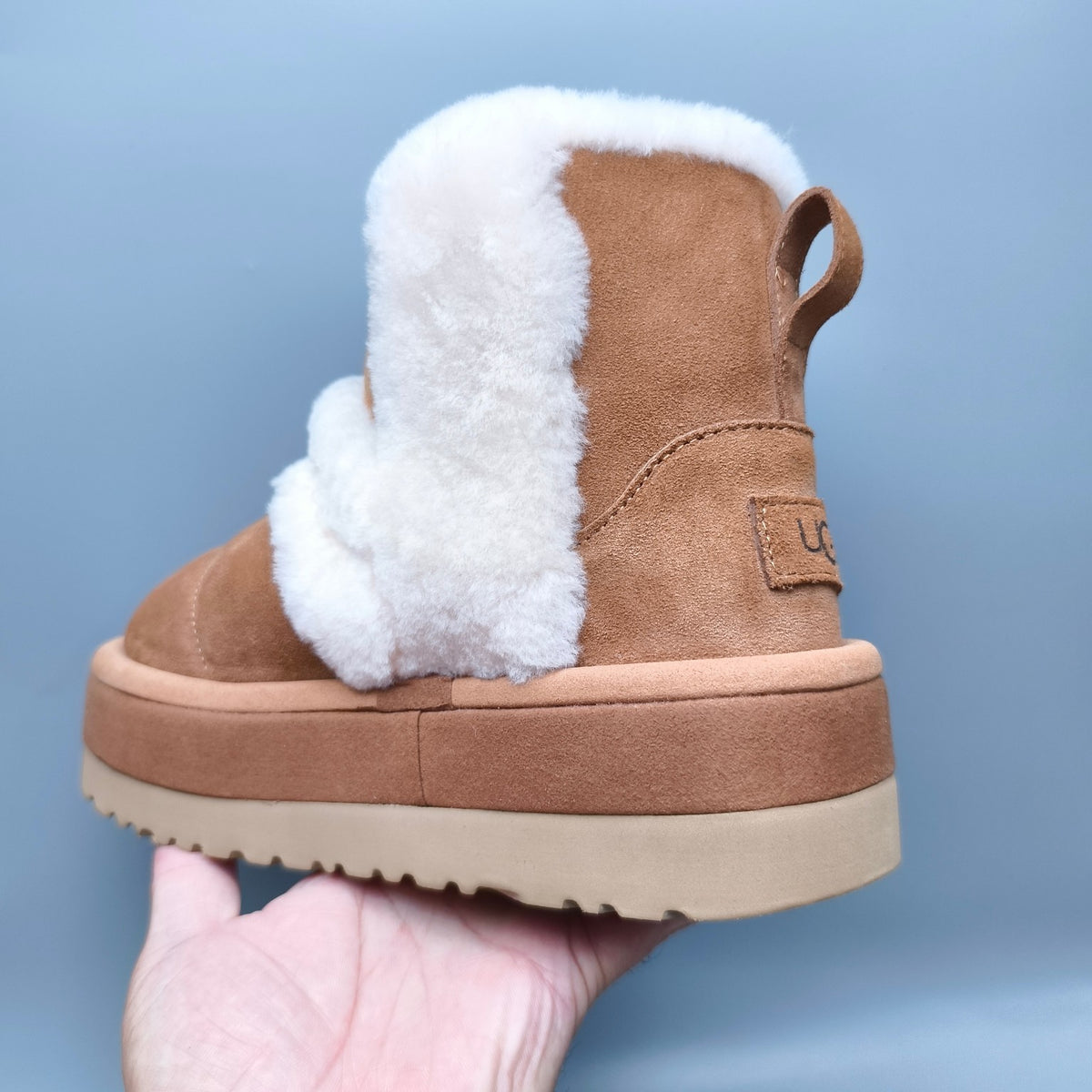 Chestnut Caterpillar Chunky Sole Mid-Top Casual Sneakers – In Stock