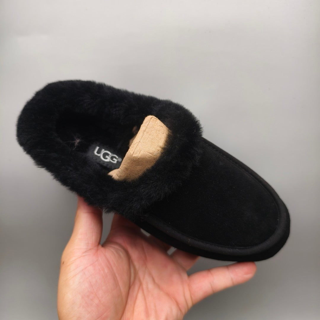 Black Slip-On Casual Home Loafers – In Stock