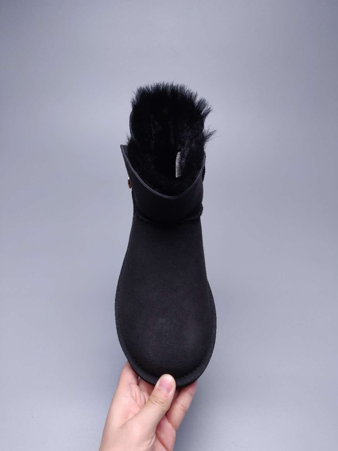 Black Side-Zip Ankle Boots – In Stock