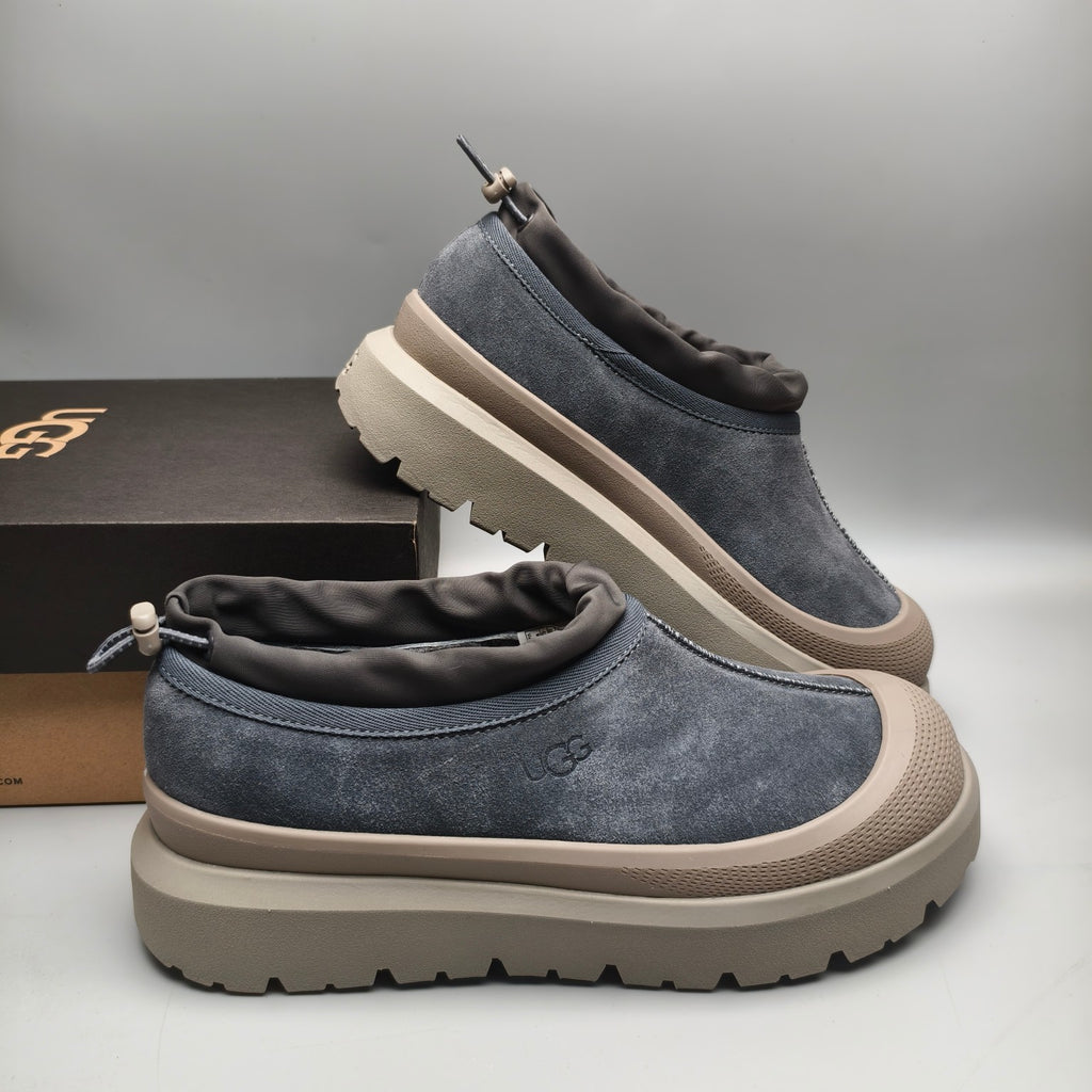 Dark Grey Slip-On Trendy Casual Sneakers – In Stock