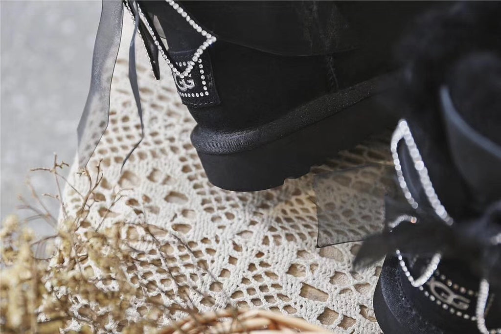 Classic Black 3-in-1 Convertible Snow Boots – New Style
