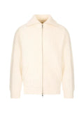 Montecore ribbed-knit zip-up cardigan