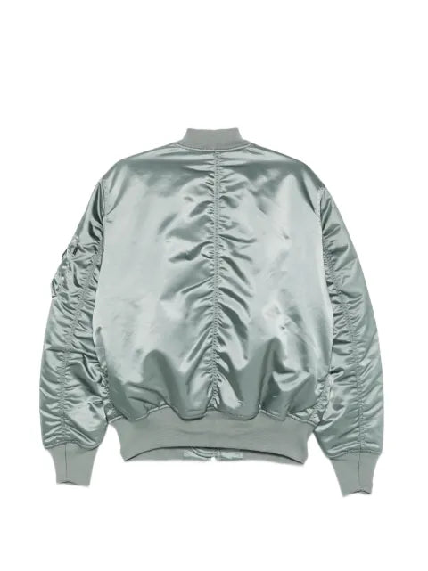 Alpha Industries satin-finish bomber jacket