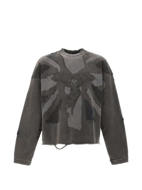 Represent Flag distressed sweatshirt
