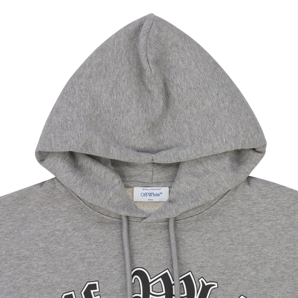Heather Grey Goth Logo Hoodie