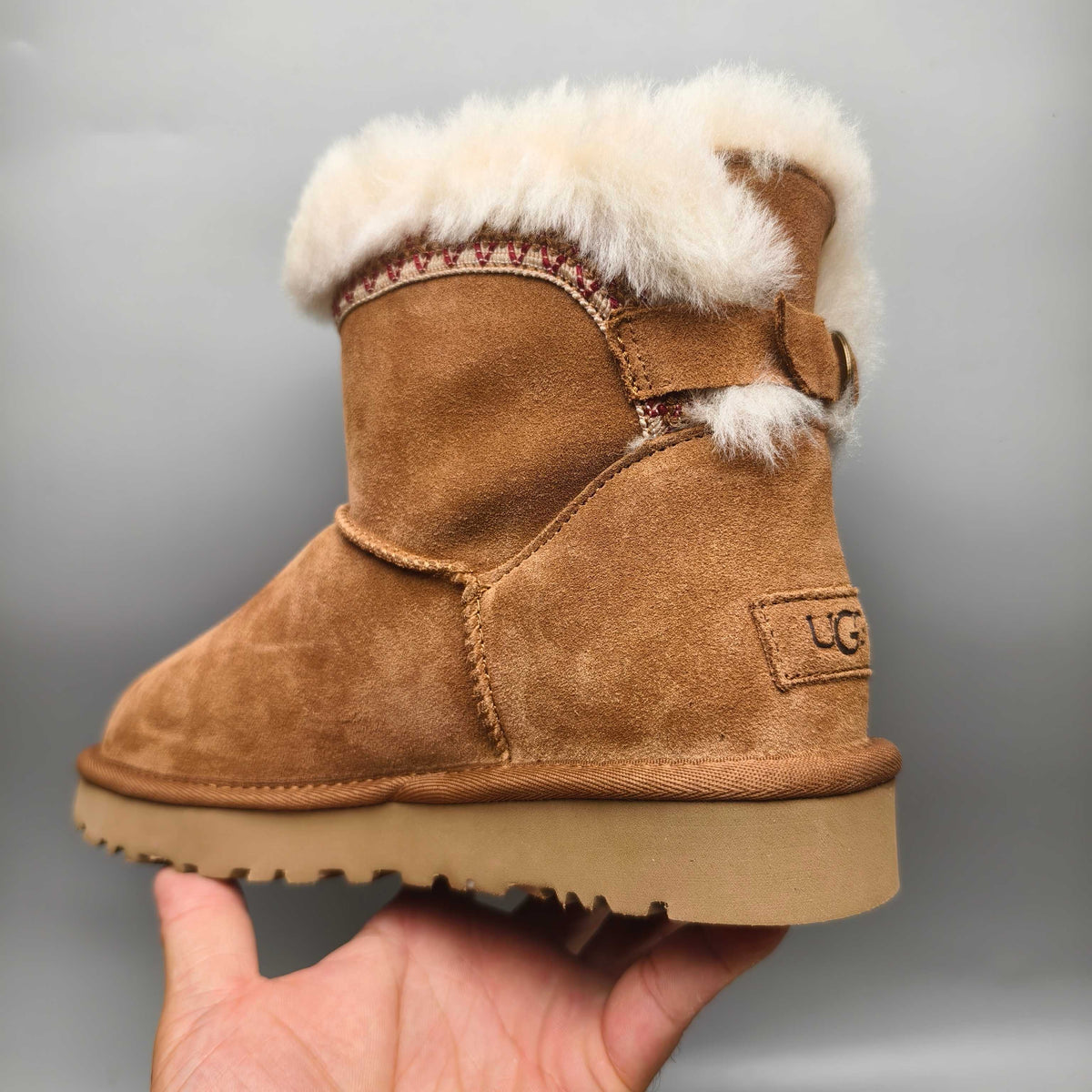 Chestnut Ethnic Back-Strap Casual Shoes – In Stock