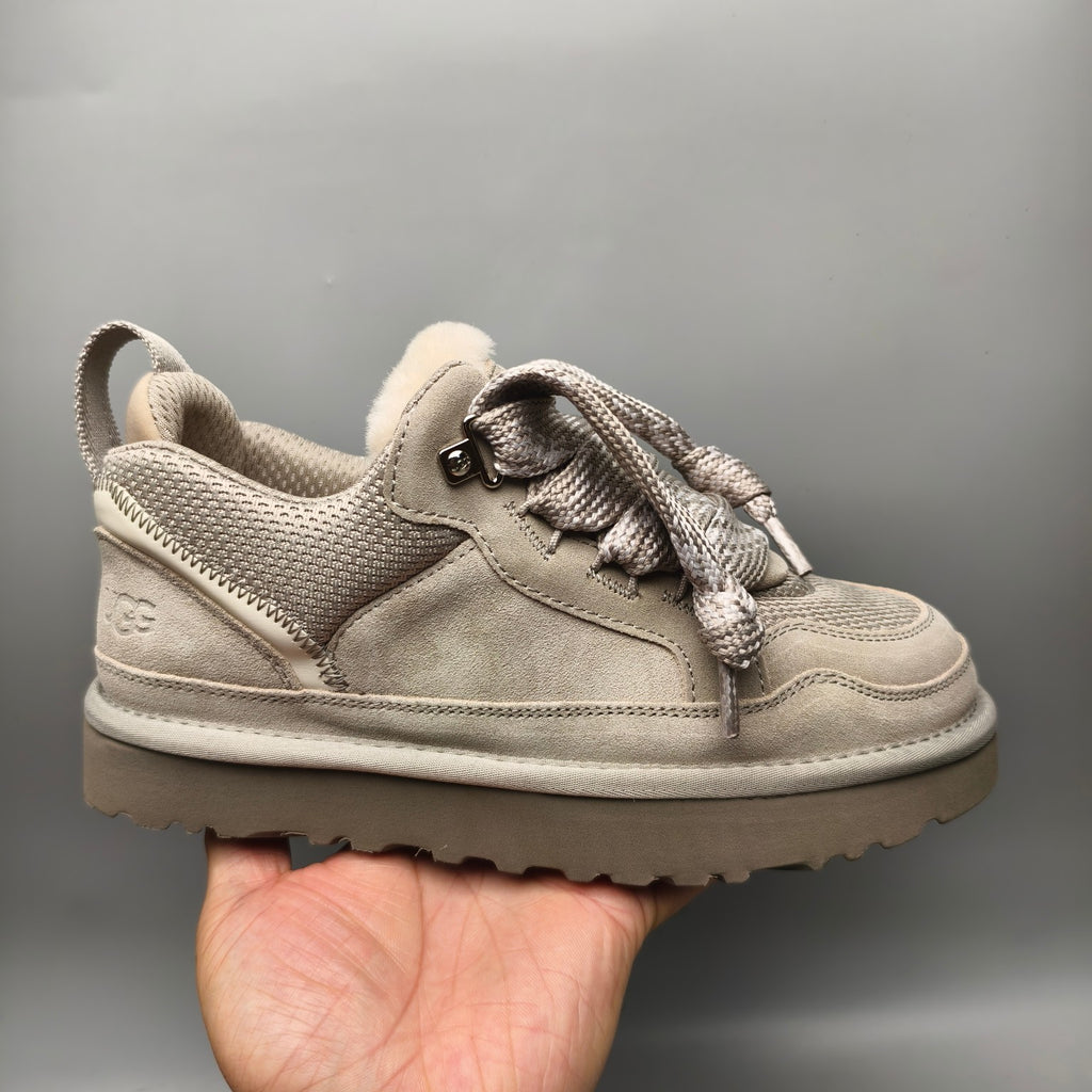 Grey Mesh Couples Casual Sneakers – In Stock