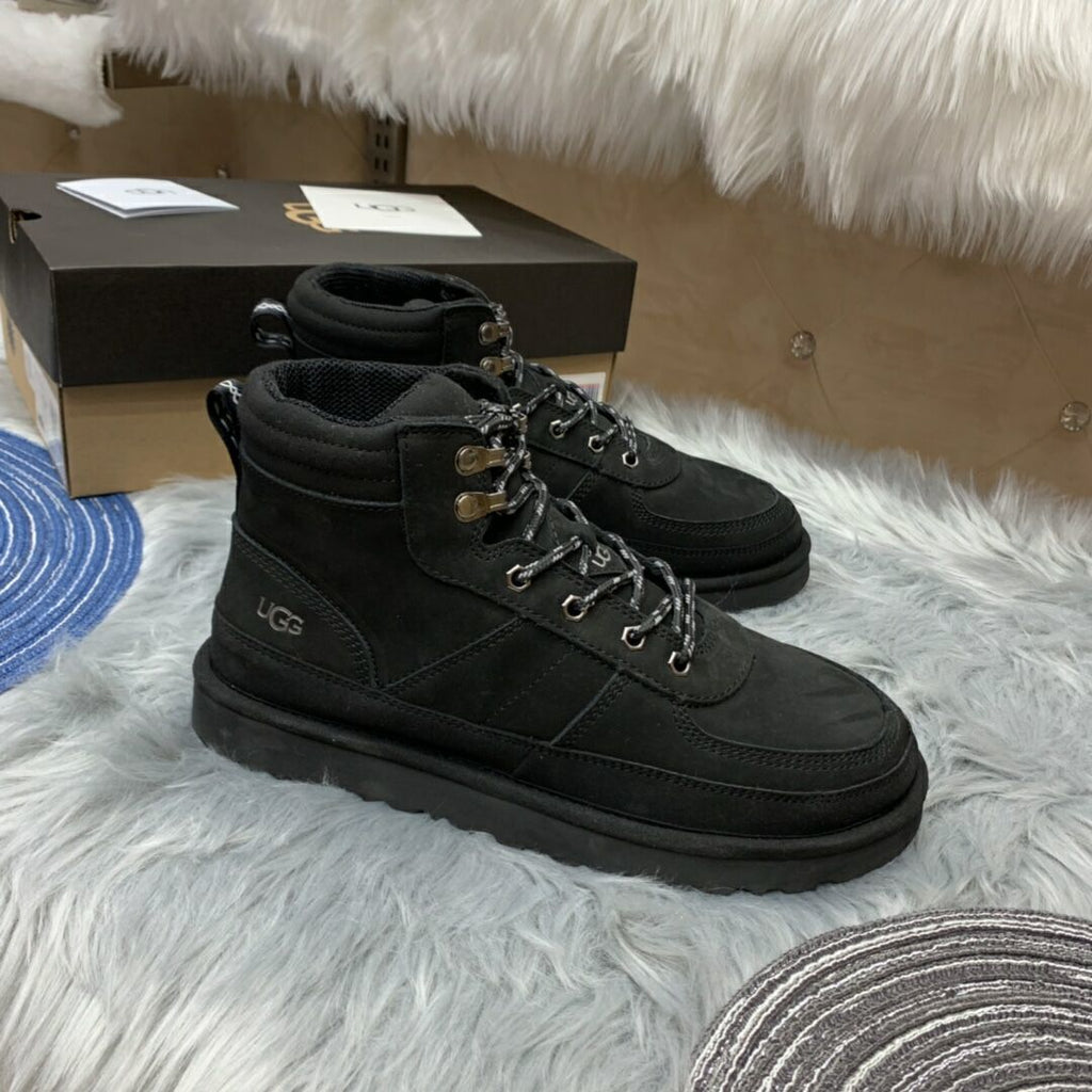Black Lace-Up Casual Men’s Sneakers – In Stock