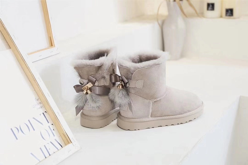 Diamond Grey 3-in-1 Convertible Snow Boots – New Style