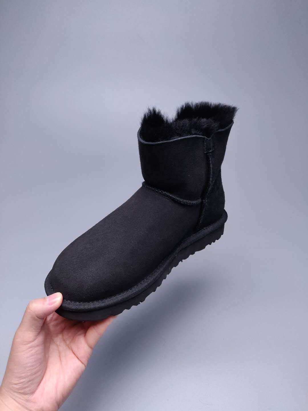 Black Side-Zip Ankle Boots – In Stock