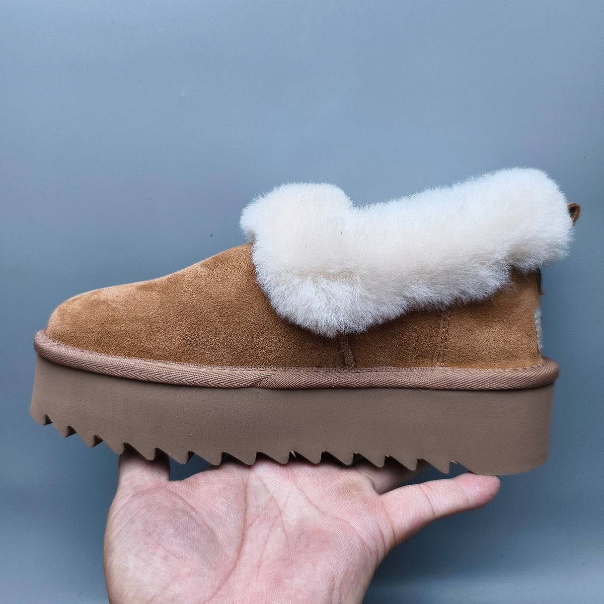 Chestnut Thick-Sole Casual Boots – In Stock