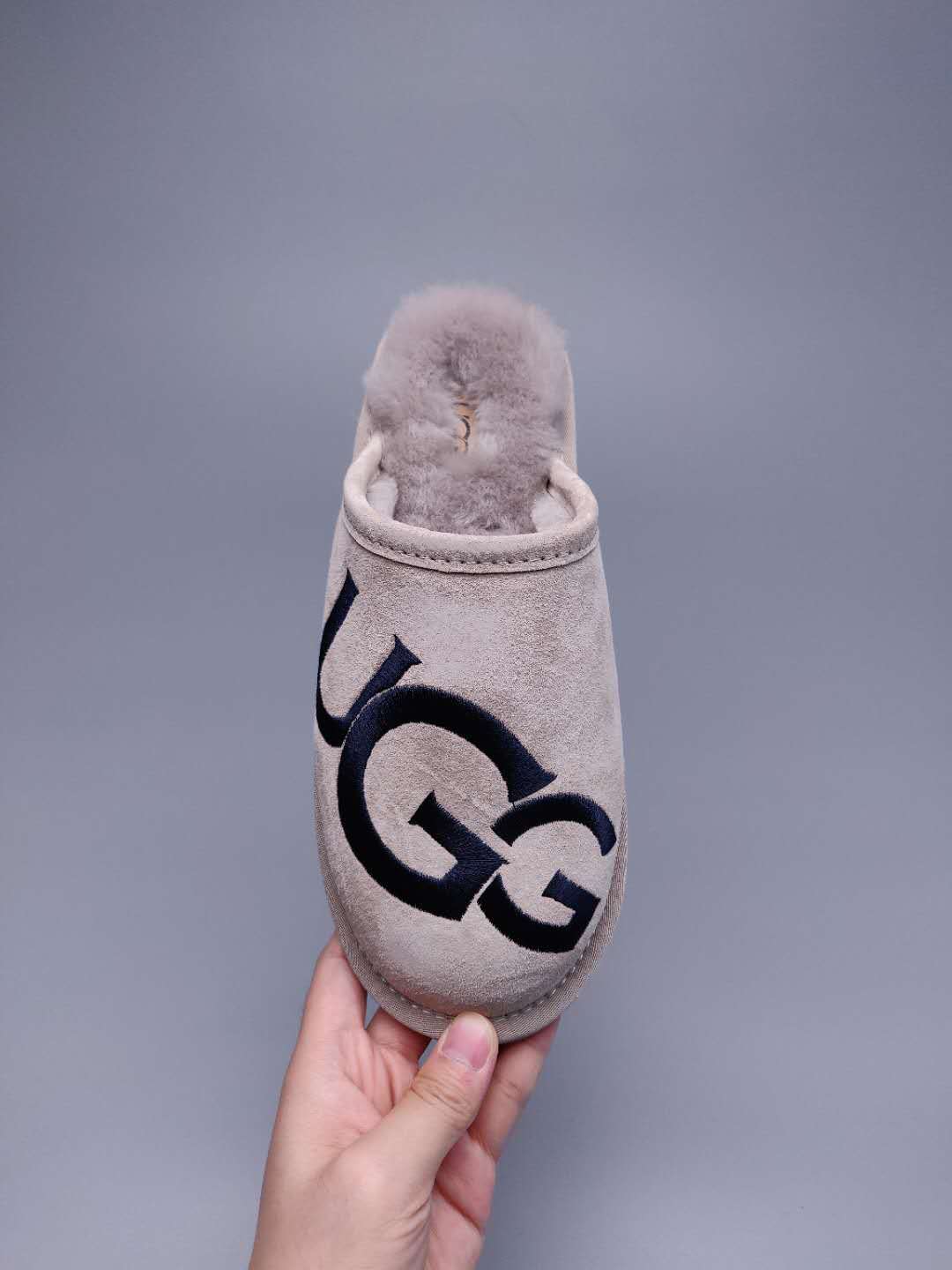 Grey G-Logo Indoor Slippers – In Stock