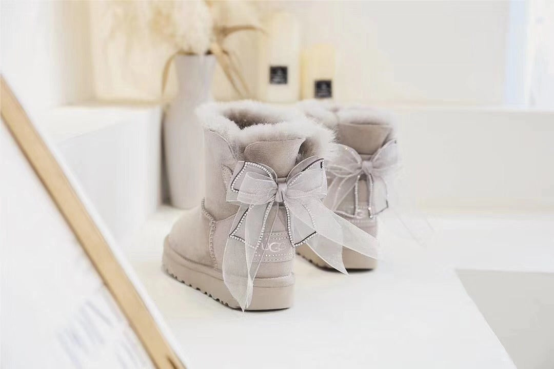 Diamond Grey 3-in-1 Convertible Snow Boots – New Style