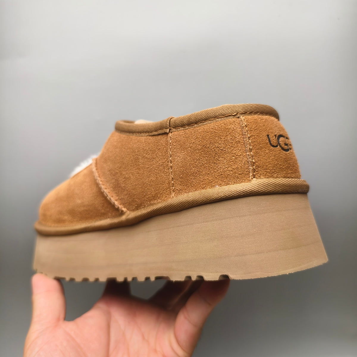 Chestnut Mary Jane Thick-Sole Fashion Shoes – In Stock