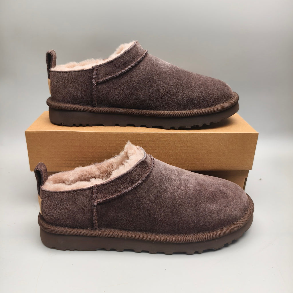 Chocolate Slip-On Classic Women’s Shoes – In Stock