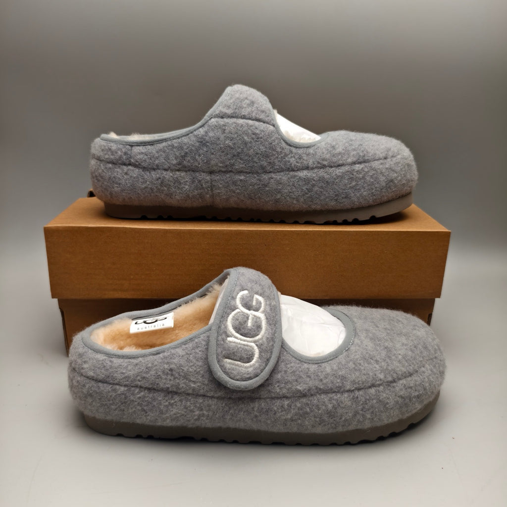 Grey Mary Jane Ultra-Light Casual Shoes – In Stock