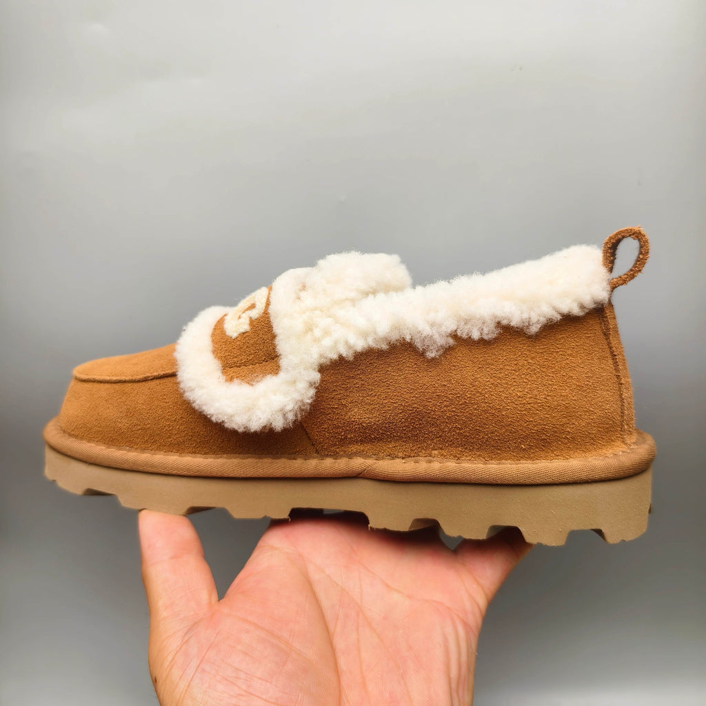 Chestnut Full-Cover Big Logo Casual Sneakers – In Stock
