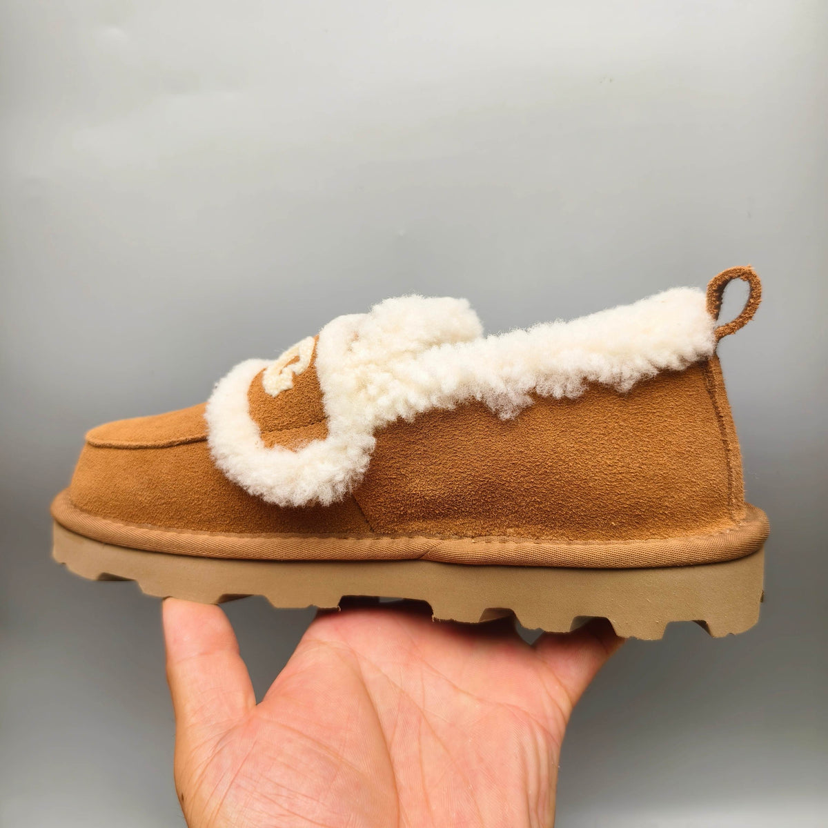 Chestnut Full-Cover Big Logo Casual Sneakers – In Stock