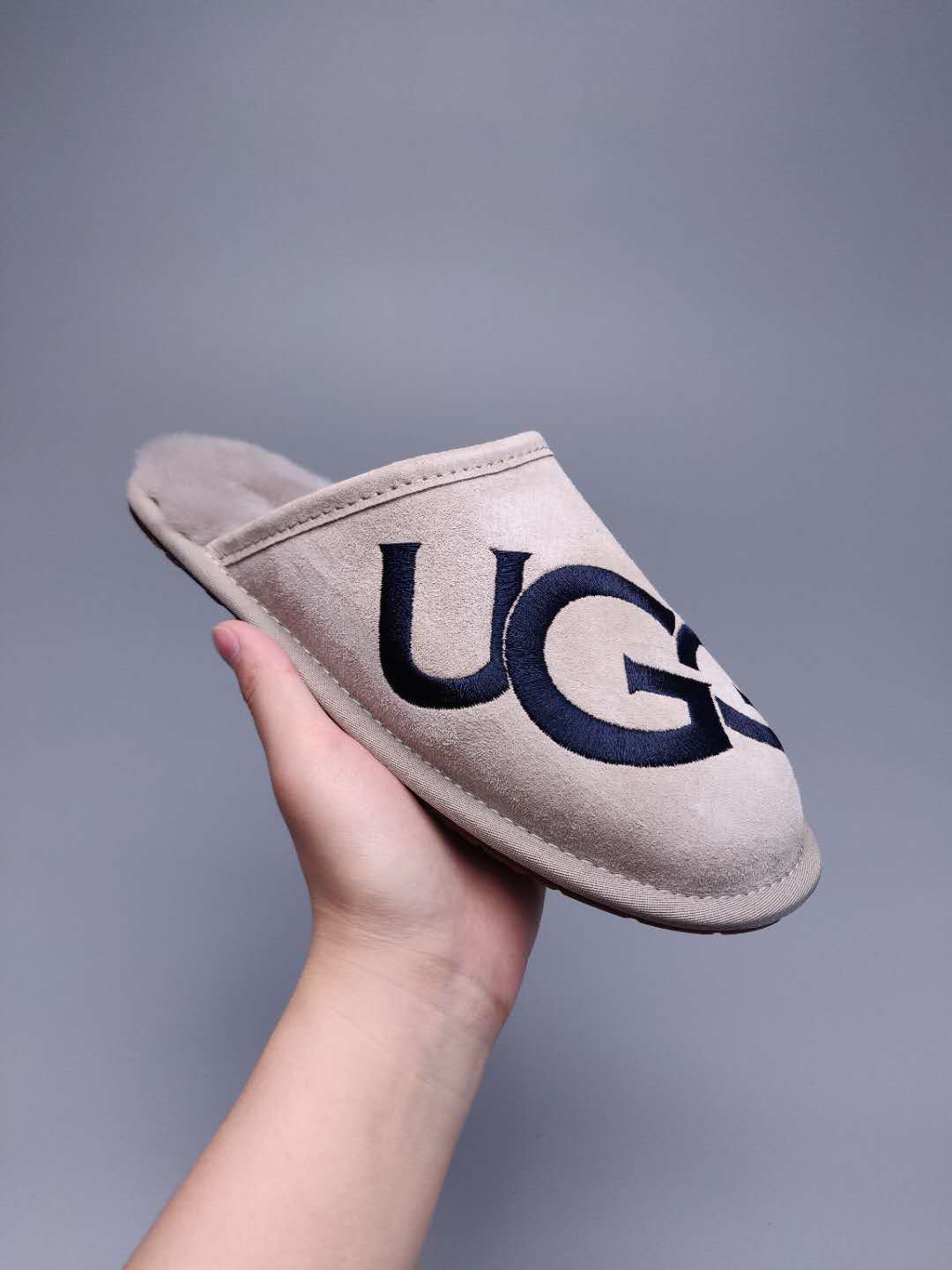Grey G-Logo Indoor Slippers – In Stock