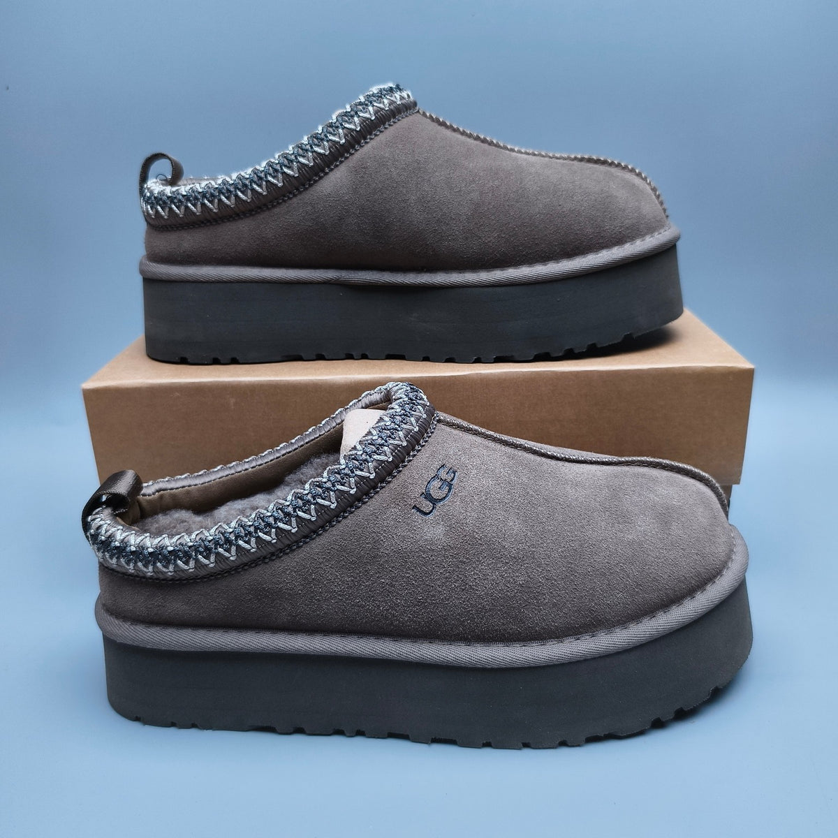Walnut Ethnic-Inspired Chunky Sole Casual Sneakers – In Stock