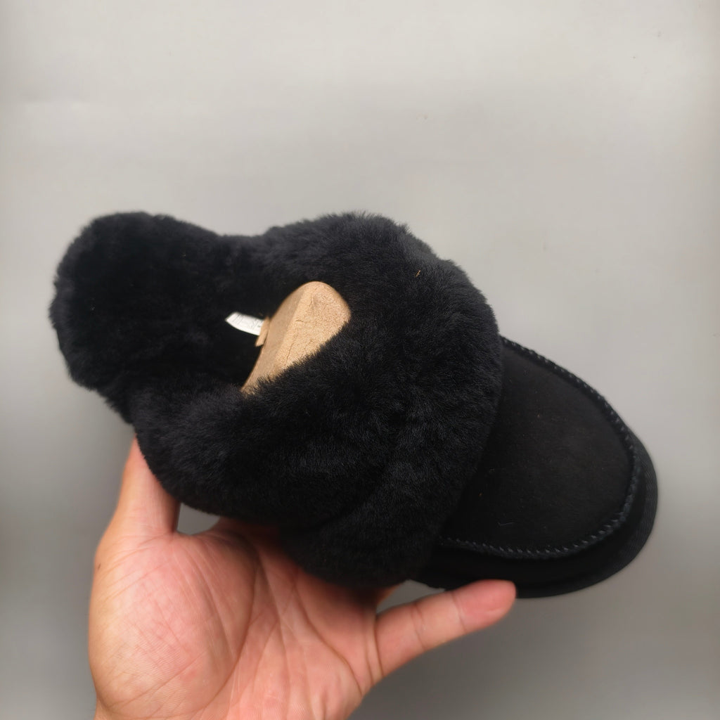 Black Casual Home Slippers – In Stock