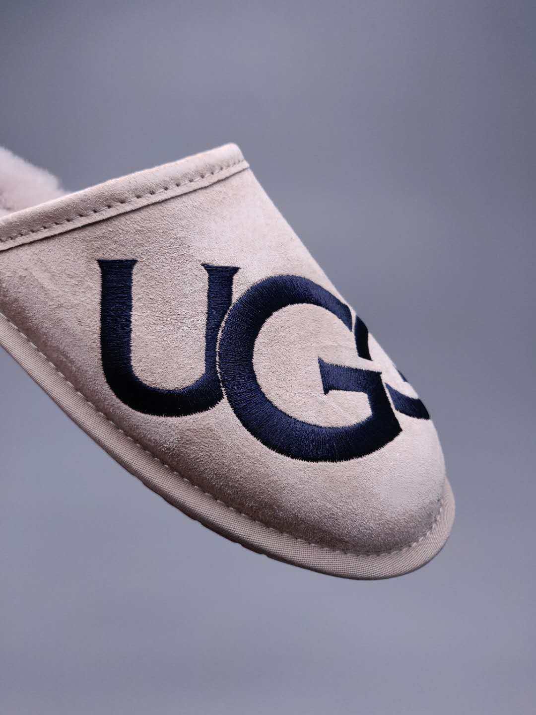 Grey G-Logo Indoor Slippers – In Stock