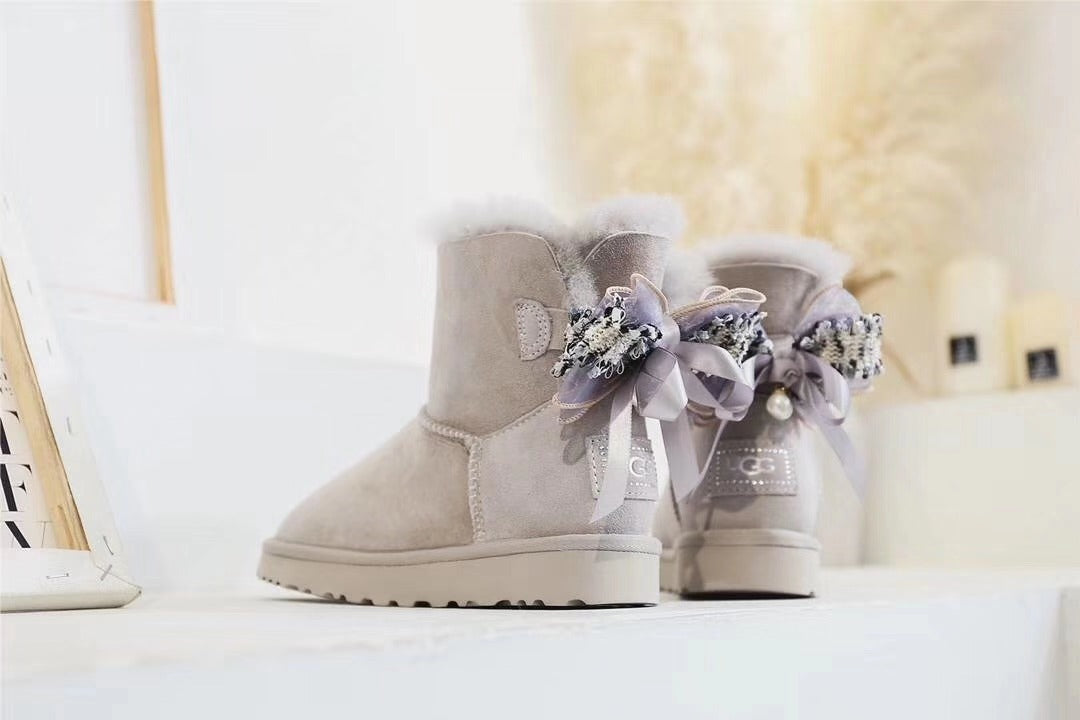 Diamond Grey 3-in-1 Convertible Snow Boots – New Style
