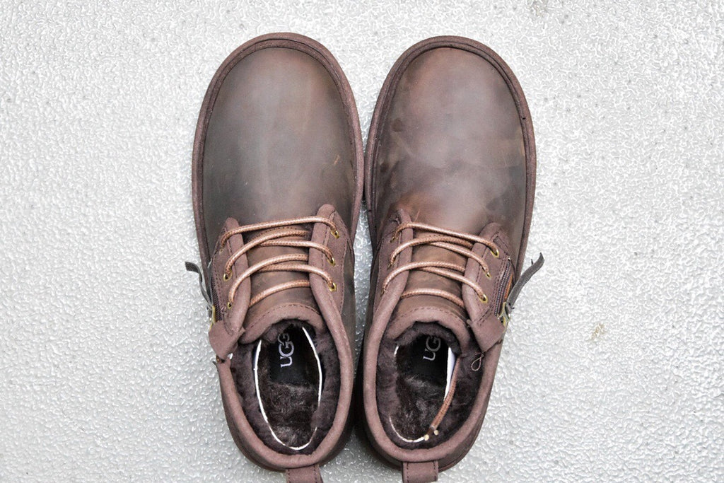 Crazy Horse Leather Zipper Men’s Boots – In Stock