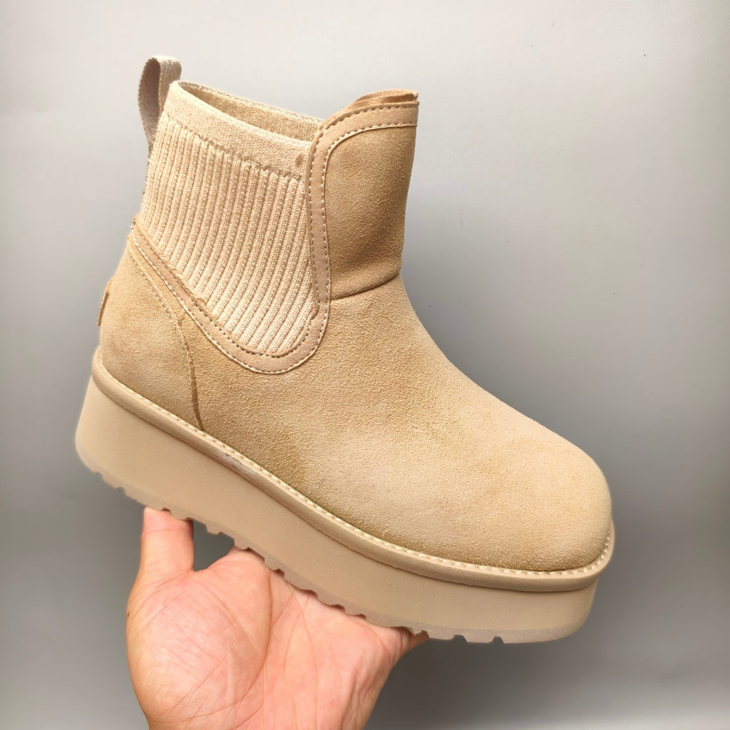 Sand 5cm Platform Fashion Casual Shoes – In Stock