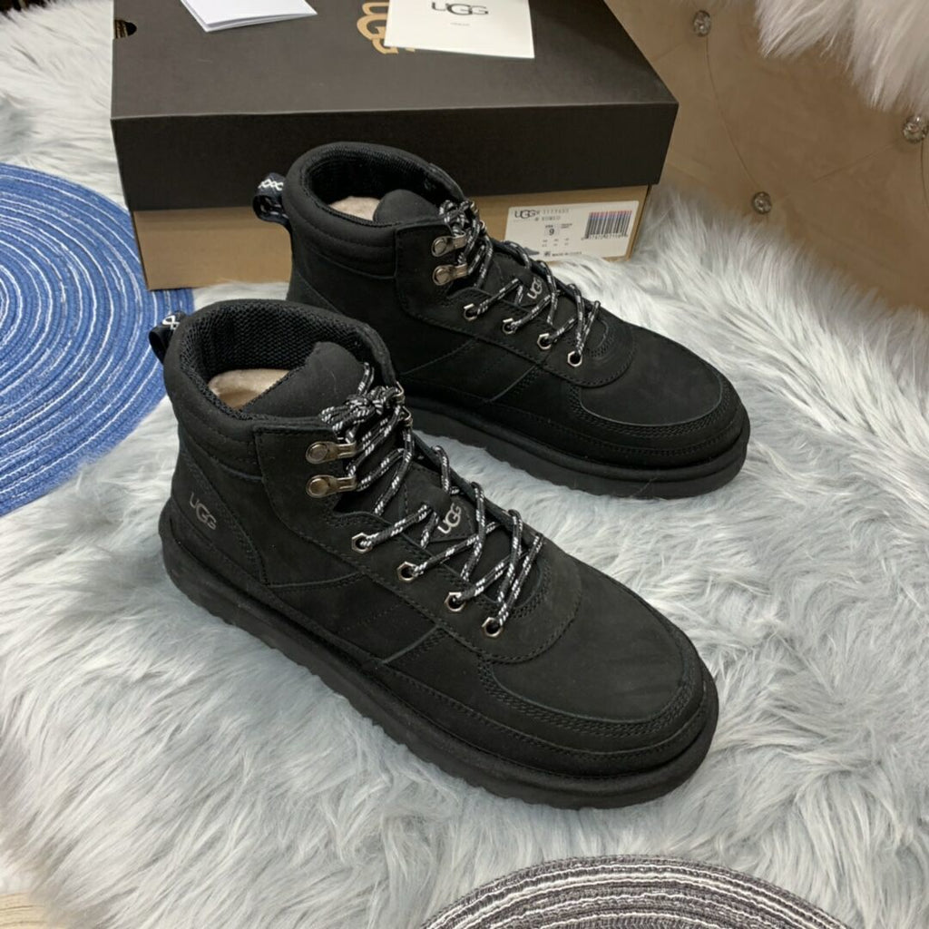 Black Lace-Up Casual Men’s Sneakers – In Stock