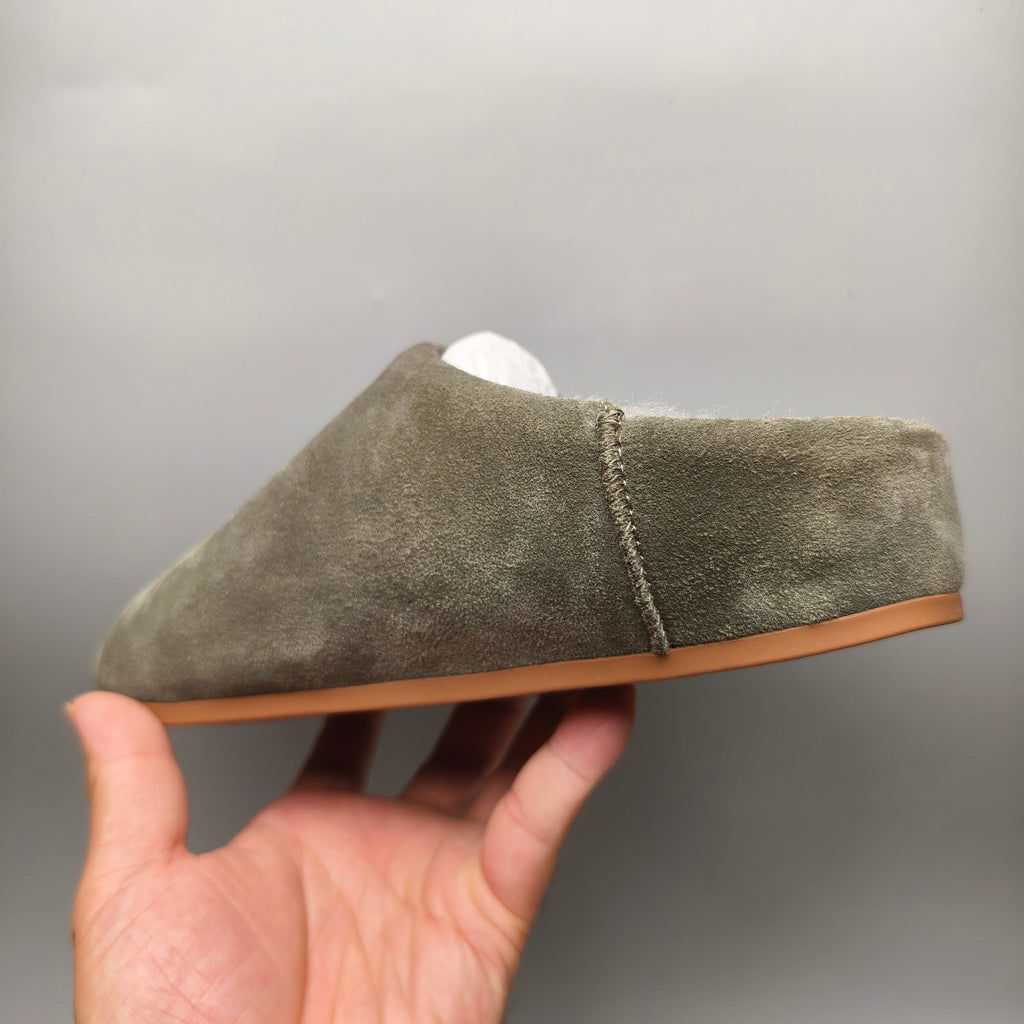 Green Slip-On Casual Home Shoes – In Stock