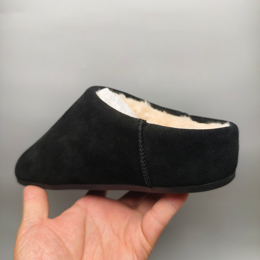 Black Slip-On Casual Home Shoes – In Stock