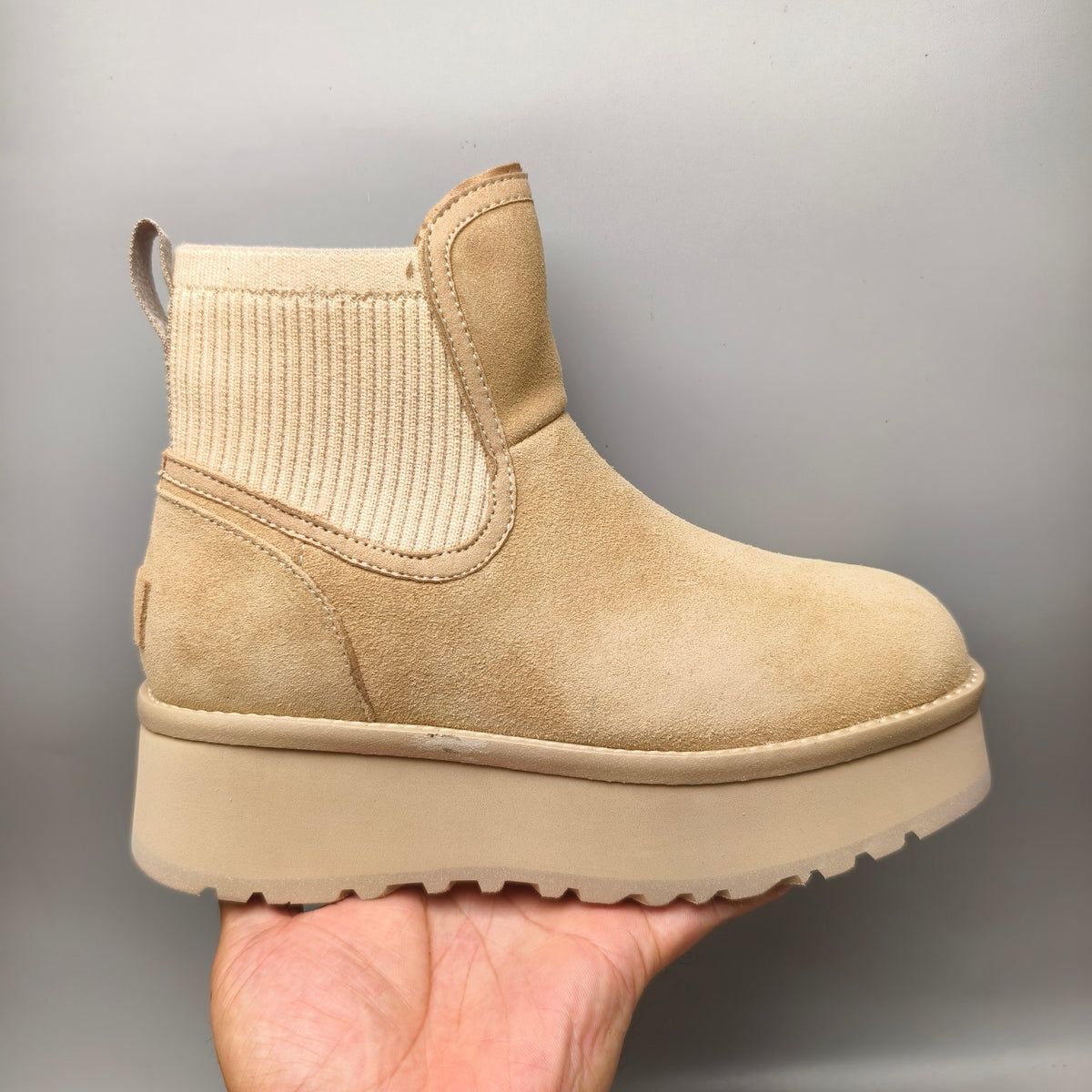 Sand 5cm Platform Fashion Casual Shoes – In Stock