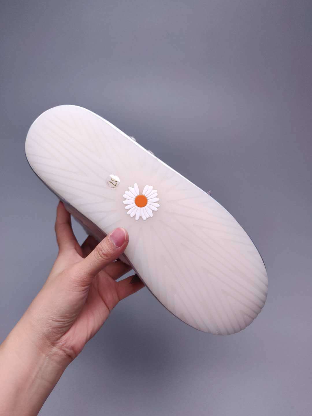 Iridescent Daisy Crystal-Embellished Ribbon Shoes – In Stock