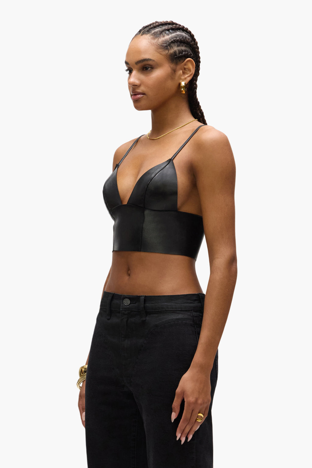 Leather Bralette