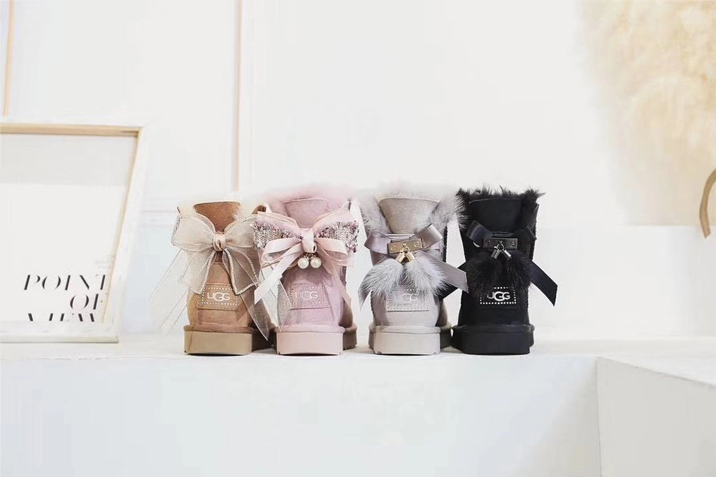 Dusk Pink 3-in-1 Convertible Snow Boots – New Style