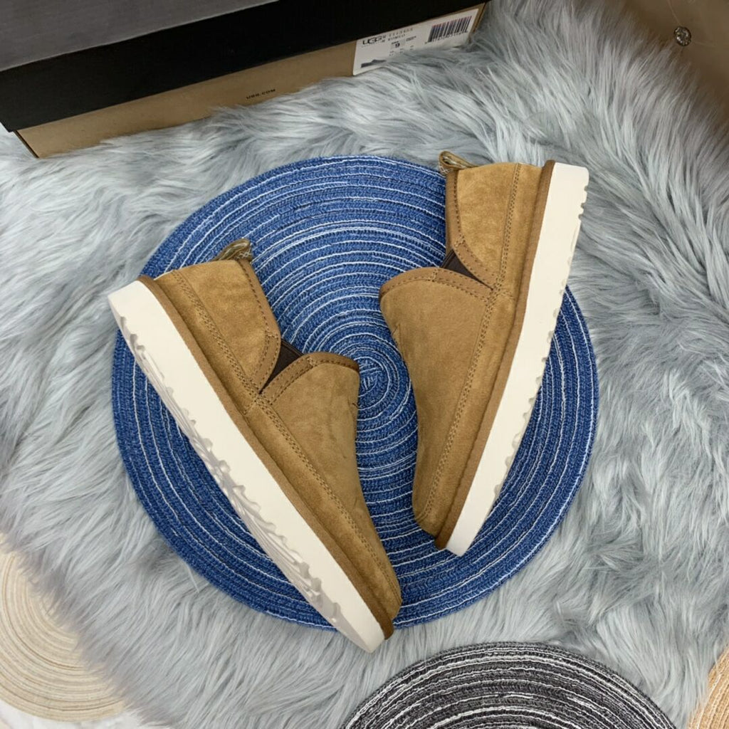 Chestnut Slip-On Low-Top Men’s Sneakers – In Stock