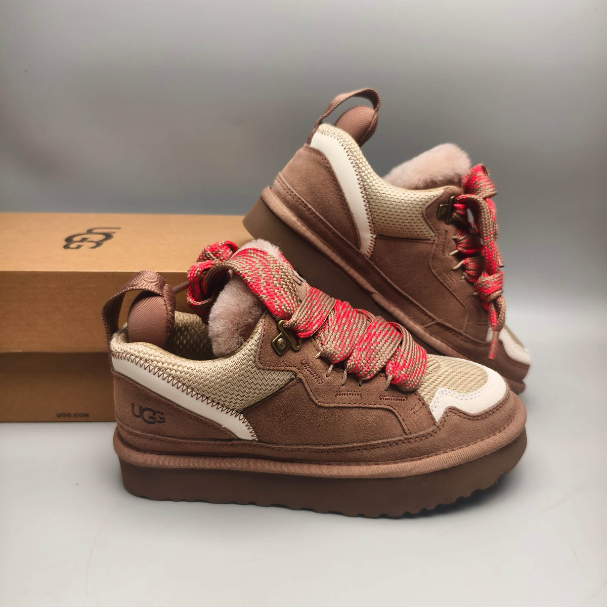 Antelope Brown Mesh Couples Casual Sneakers – In Stock