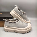Light Grey Slip-On Trendy Casual Sneakers – In Stock